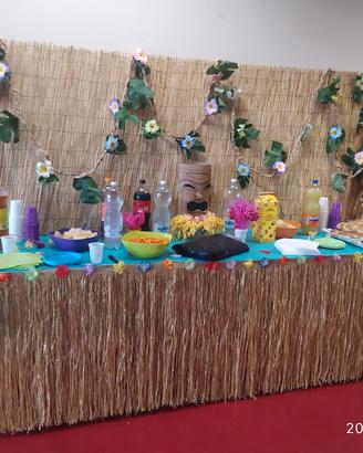 Allestimento  Hawaii per feste 