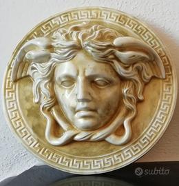 Gorgone, scultura mitologica di Medusa, oro élite