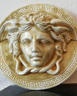 Gorgone, scultura mitologica di Medusa, oro élite