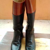 STIVALI  ALTI  DA  EQUITAZIONE  IN  PELLE  VERA