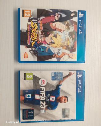Fifa 23 e Naruto shippuden ultimate ninja storm 4 