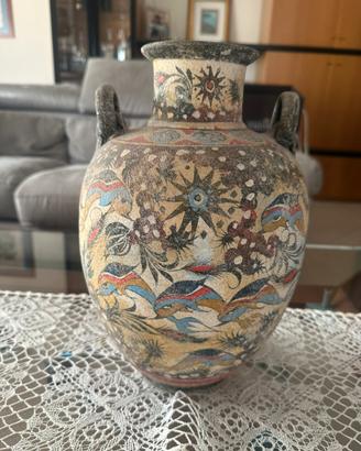 Anfora ceramica greca stile Minoico