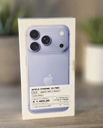 iphone 18 pro 256gb azzurro NUOVO SIGILLATO
