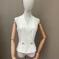 TOP incrociato bianco