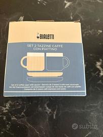Set 2 tazzine caffè e piattini bialetti