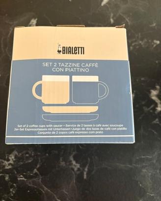 Set 2 tazzine caffè e piattini bialetti