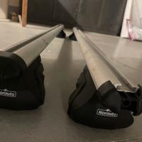 barre da tetto in alluminio norauto