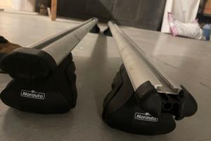 barre da tetto in alluminio norauto