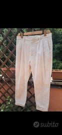 Pantalone UOMO  LiuJo panna tg46