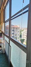 Veranda in alluminio e vetro