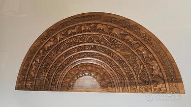 Intaglio in Legno Arte Sri Lankese