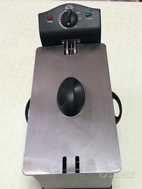 friggitrice ad olio DCG Eltronic in acciaio