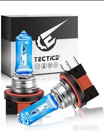 Coppia lampadine h15, luce bianco caldo.