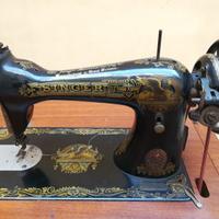 Macchina da cucire Singer d'epoca modelle Sfinge