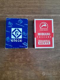 Carte da gioco Modiano per collezione 