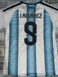 Maglia home Argentina Alvarez 9 Mondiale 2026