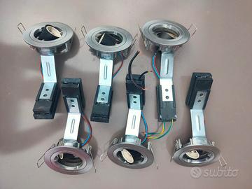 Faretti da incasso in acciaio (GU10)