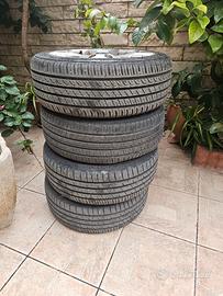 4 cerchi lega Ford KA 2009 + gomme