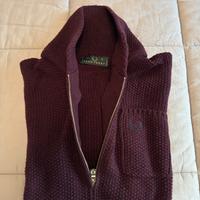 Fred Perry cardigan lana - col.  Bordeaux - tg. S