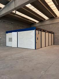 Cabina Industriale Isolata 10cm- 9,6 m 2 Moduli gr