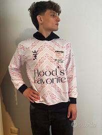 Felpa Rosa e Bianca Frwrd L Vintage