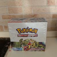 Box pokemon 36 bustine scarlatto e violetto nuovo