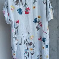 Vestito Estivo 100% Lino Leggero Floreale Nuovo.