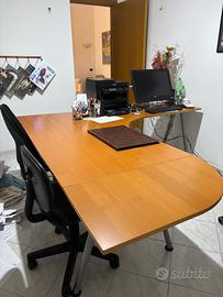 Scrivania da ufficio angolare