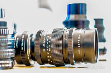 Pentacon 135mm F2.8 attacco Exa