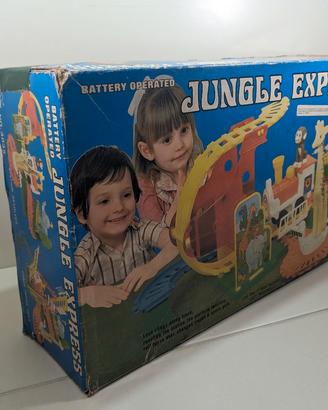 Trenino Jungle Express Vintage Anni 70 Batteria