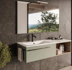 Lavabo in resina cm 120