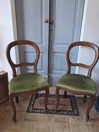 sedie antiche 10€ cad