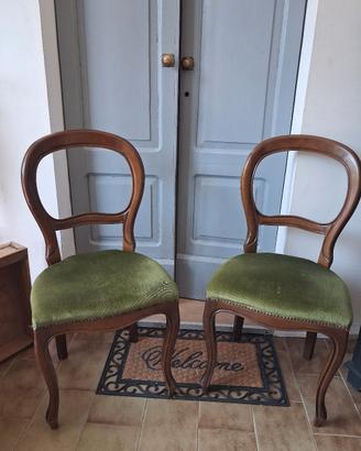 sedie antiche 10€ cad