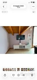 Mobile tv basso bianco