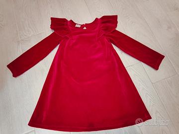 Vestito rosso brillantinato Prenatal