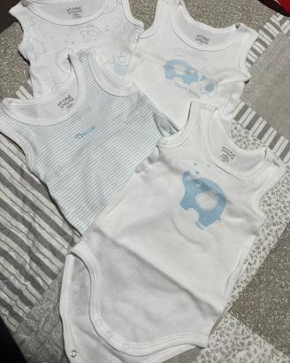 Body smanicato Chicco 4 pezzi