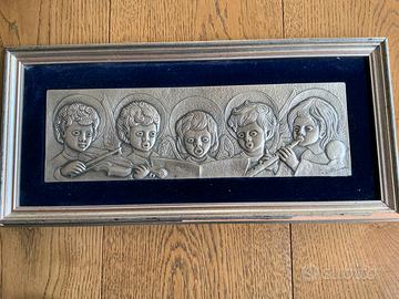 Bassorilievo in argento 925 - Ottaviani anni ‘70