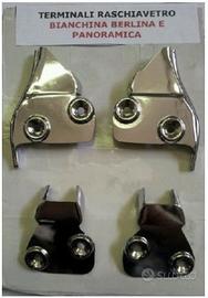 Serie terminali cromati porte BIANCHINA BERL E PAN
