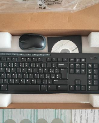 Tastiera Mouse Logitech Wireless 