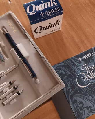 Set da calligrafia Parker vintage 