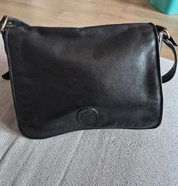 Borsa a tracolla, vera pelle artigianale italiana
