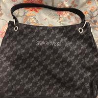 Shopper in tela Swarovski