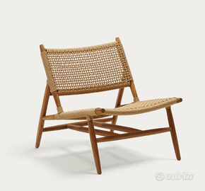 Poltrona Codolar KAVE HOME legno massiccio di teak