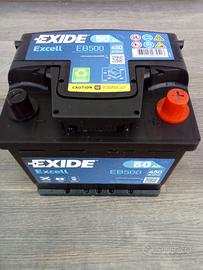 BATTERIA AUTO EXIDE EB500 50Ah NUOVA LEGGI BENE