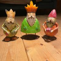 SET 3  RE MAGI DIPINTI A MANO