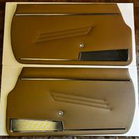 COPPIA PANNELLI PORTA FIAT 124 SPIDER 66-78 BEIGE