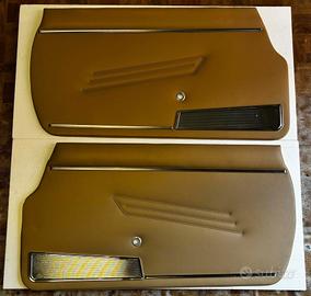 COPPIA PANNELLI PORTA FIAT 124 SPIDER 66-78 BEIGE
