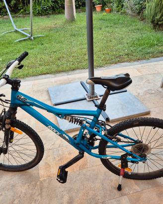 MTB Rock Rider Btwin Decathlon 24" azzurra