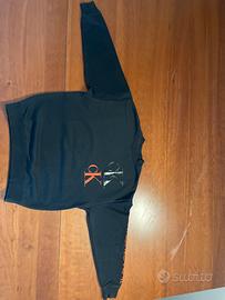 Calvin Klein Jeans – Felpa nera CK (Taglia M)