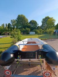 Gommone tender zar con carrello